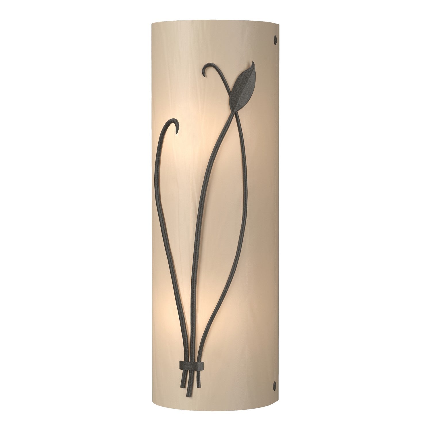 Hubbardton Forge - 205770-SKT-RGT-89-CC0411 - Forged Leaf and Stem Sconce - Leaf - Ink