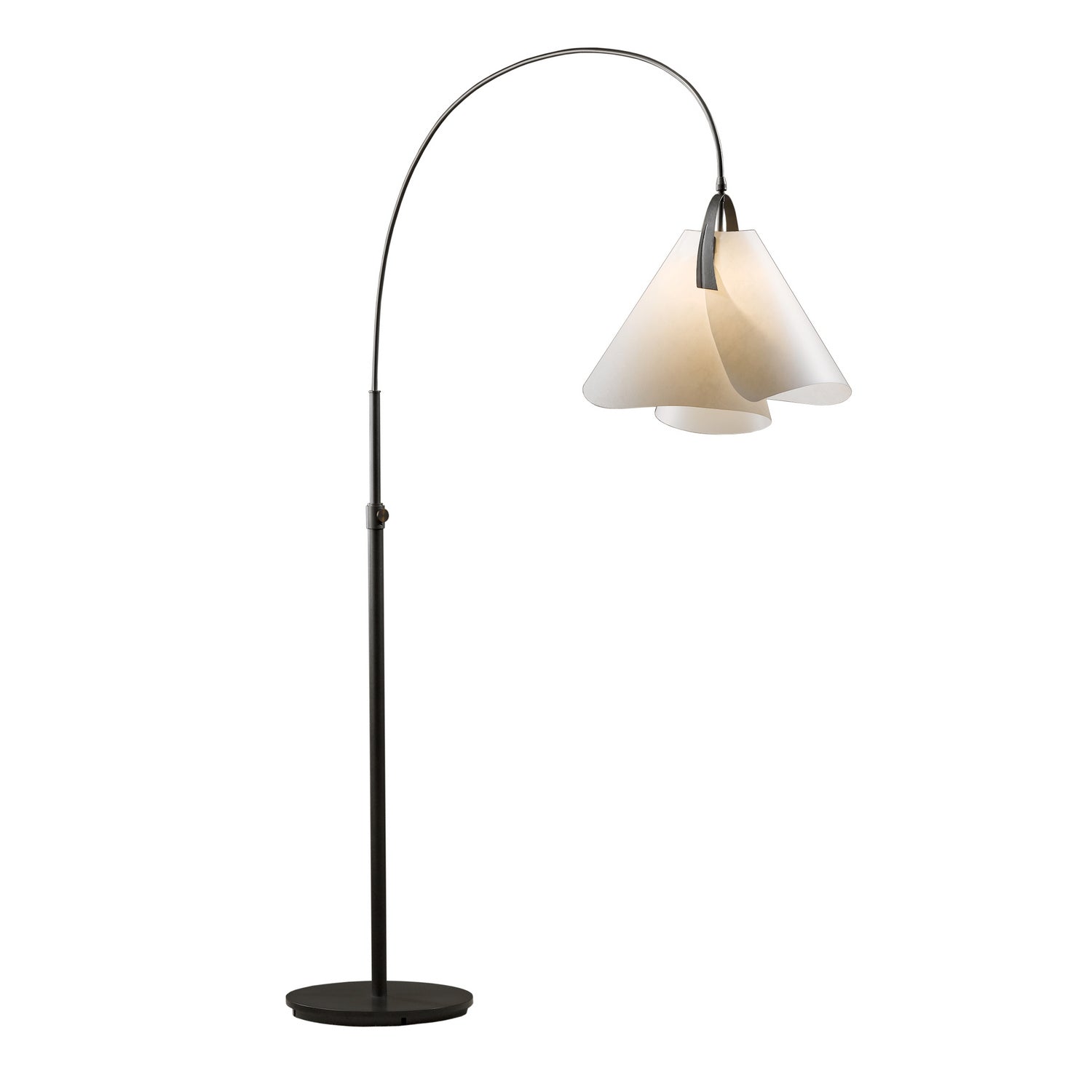 Hubbardton Forge - 234505-SKT-07-SH1992 - Mobius Arc Floor Lamp - Mobius - Dark Smoke