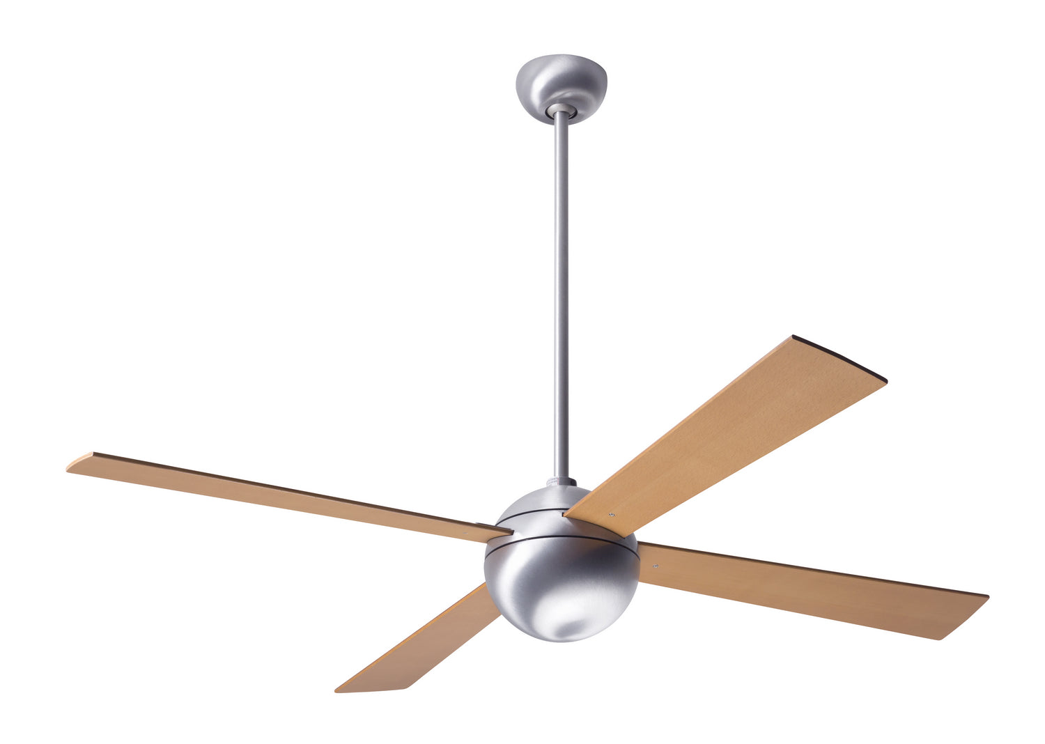 Modern Fan Co - BAL-BA-42-MP-NL-001 - 42"Ceiling Fan - Ball - Brushed Aluminum