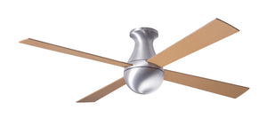 Modern Fan Co - BAL-FM-BA-42-MP-NL-005 - 42"Ceiling Fan - Ball Flush - Brushed Aluminum