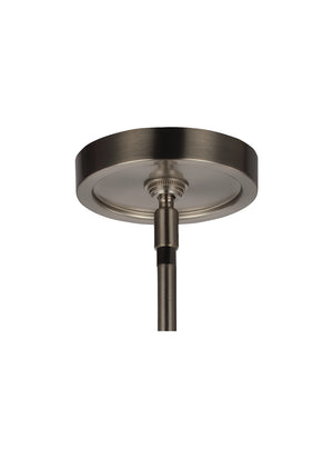 Generation Lighting. - F2987/9SN/CH - Nine Light Chandelier - Jonah - Satin Nickel / Chrome