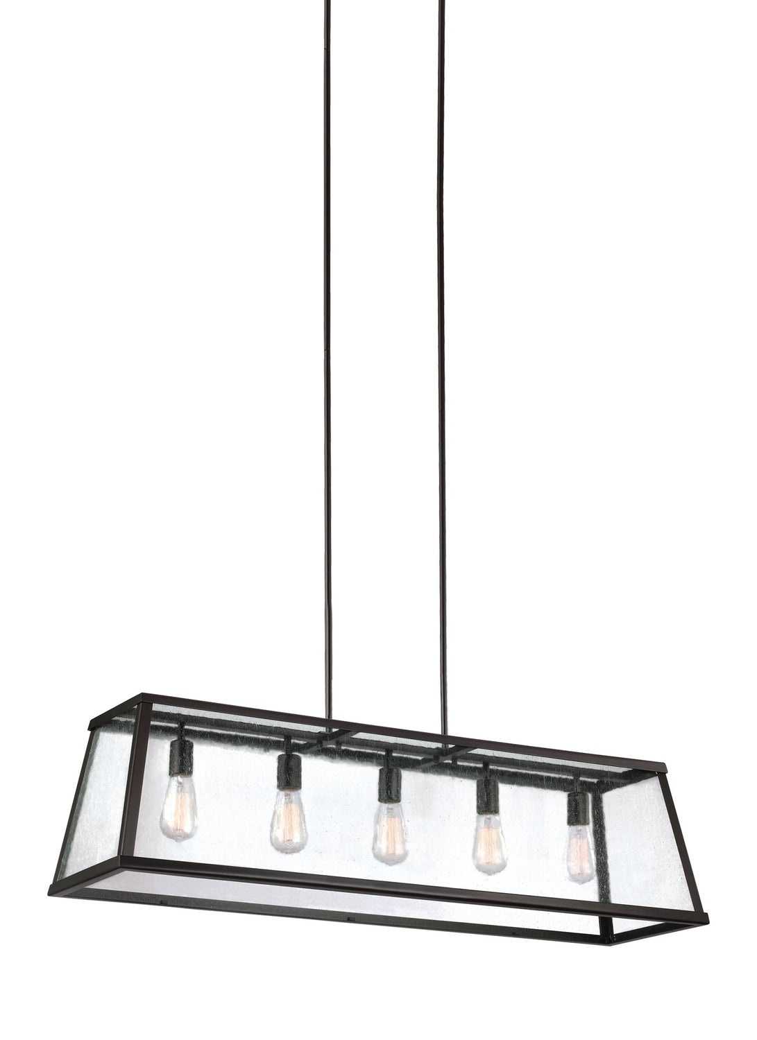 Visual Comfort Studio - F3073/5ORB - Five Light Island Chandelier - Harrow - Oil Rubbed Bronze