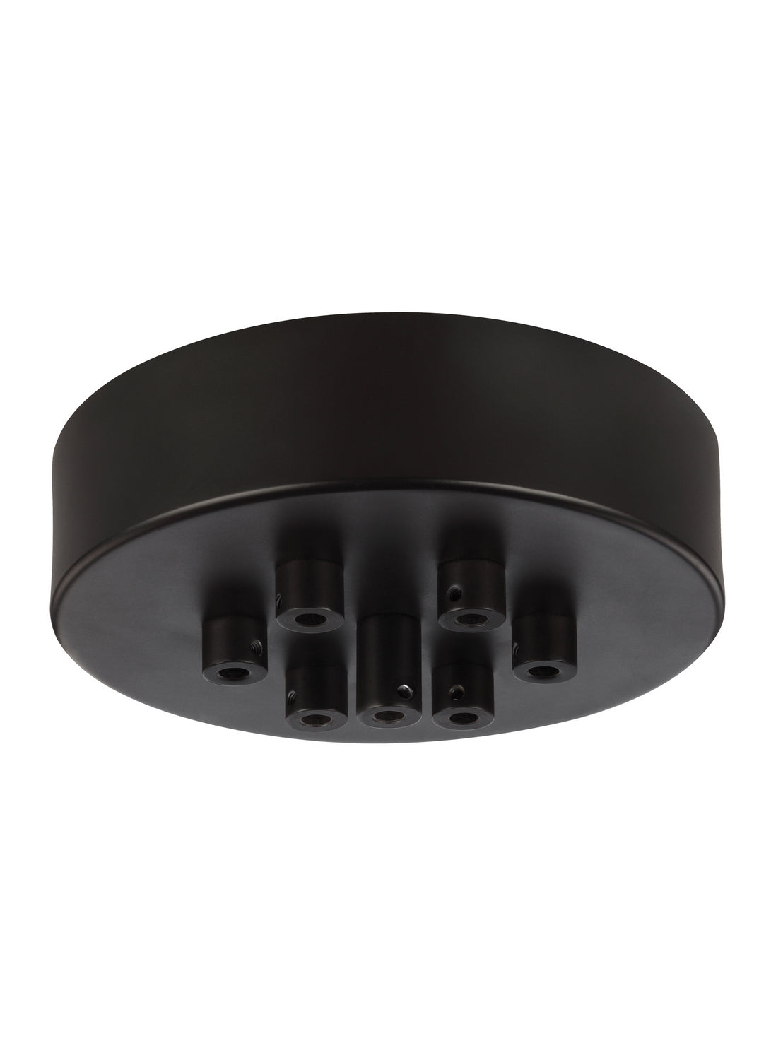 Generation Lighting. - MPC07ORB - Seven Light Multi-Port Canopy with Swag Hooks - Multi-Port Canopies - Oil Rubbed Bronze