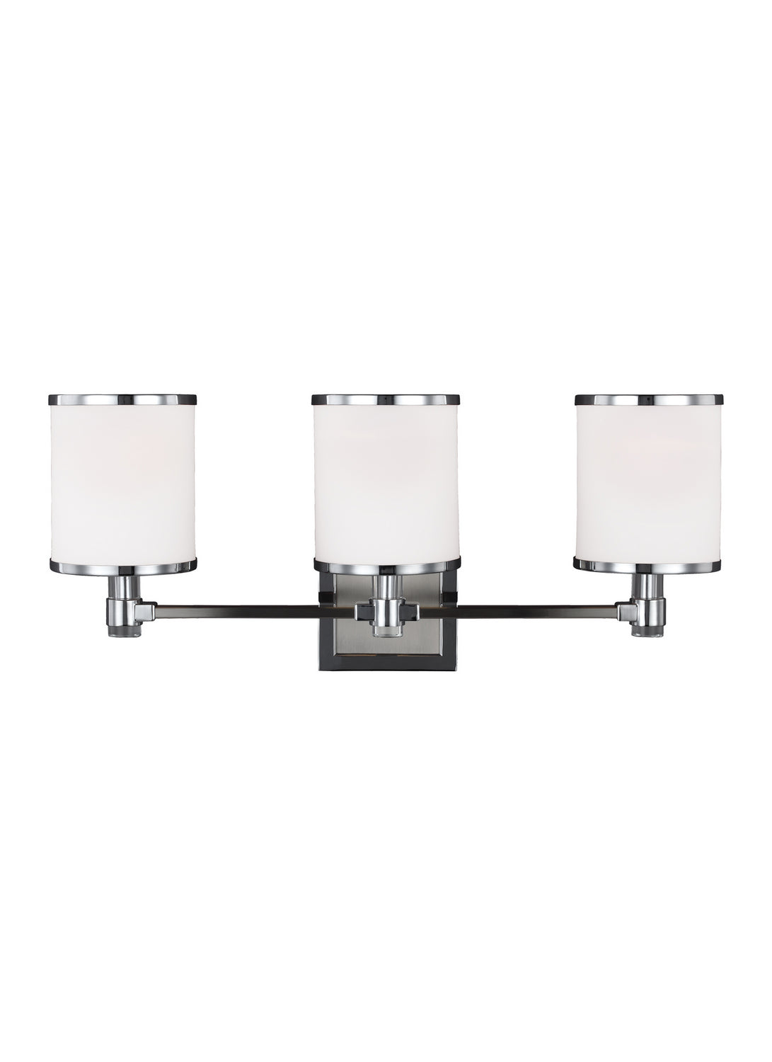 Generation Lighting. - VS23303SN/CH - Three Light Vanity - Prospect Park - Satin Nickel / Chrome