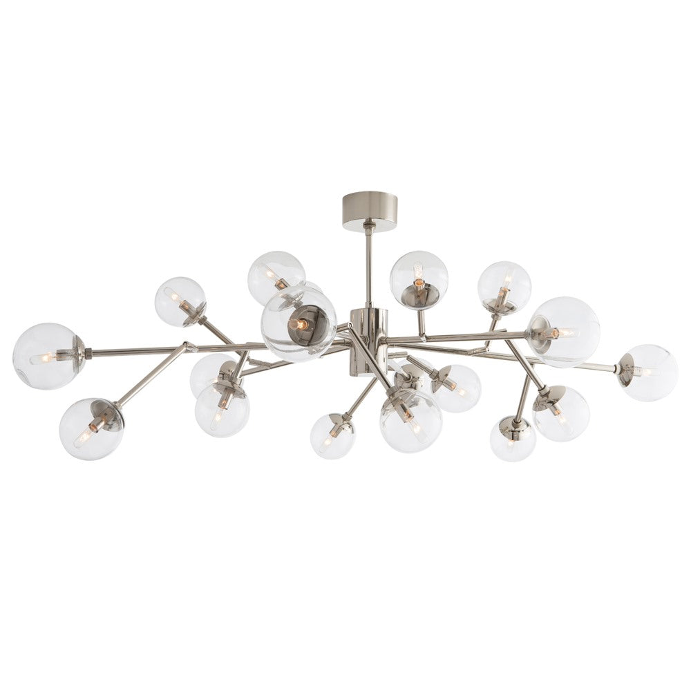 Arteriors - 89032 - 18 Light Chandelier - Dallas - Polished Nickel