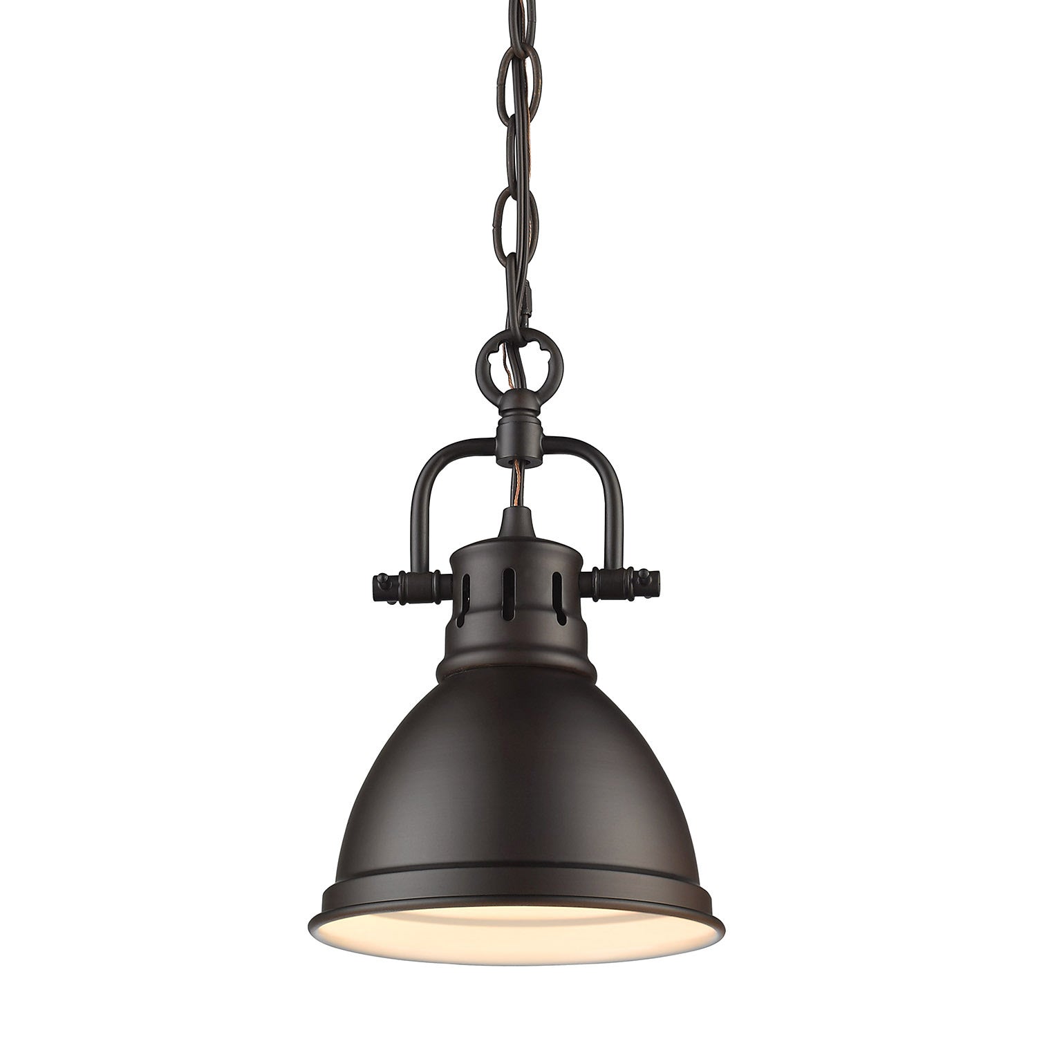 Golden - 3602-M1L RBZ-RBZ - One Light Mini Pendant - Duncan RBZ - Rubbed Bronze