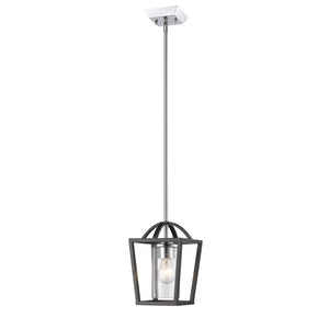 Golden - 4309-M1L BLK-SD - One Light Mini Pendant - Mercer - Matte Black