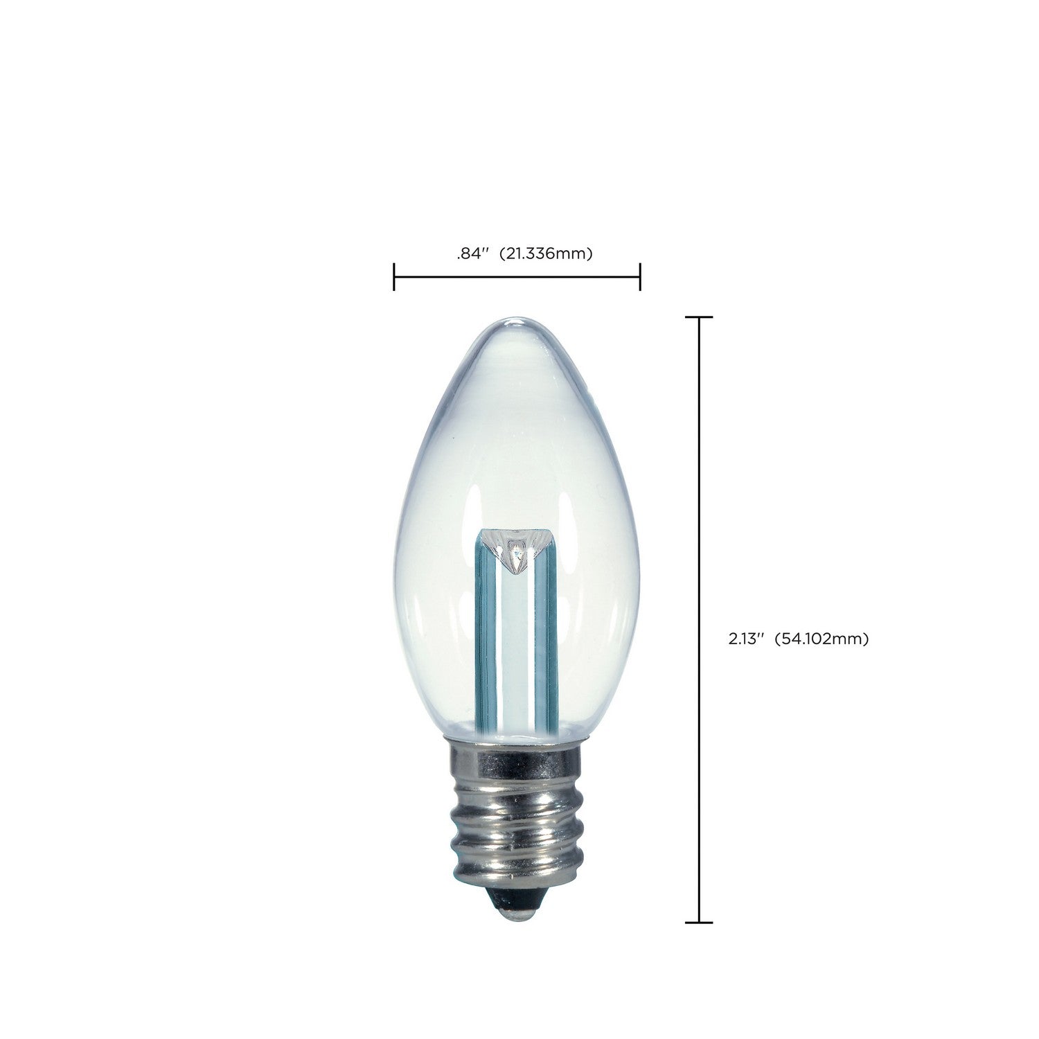 Satco - S9156 - Light Bulb - Clear