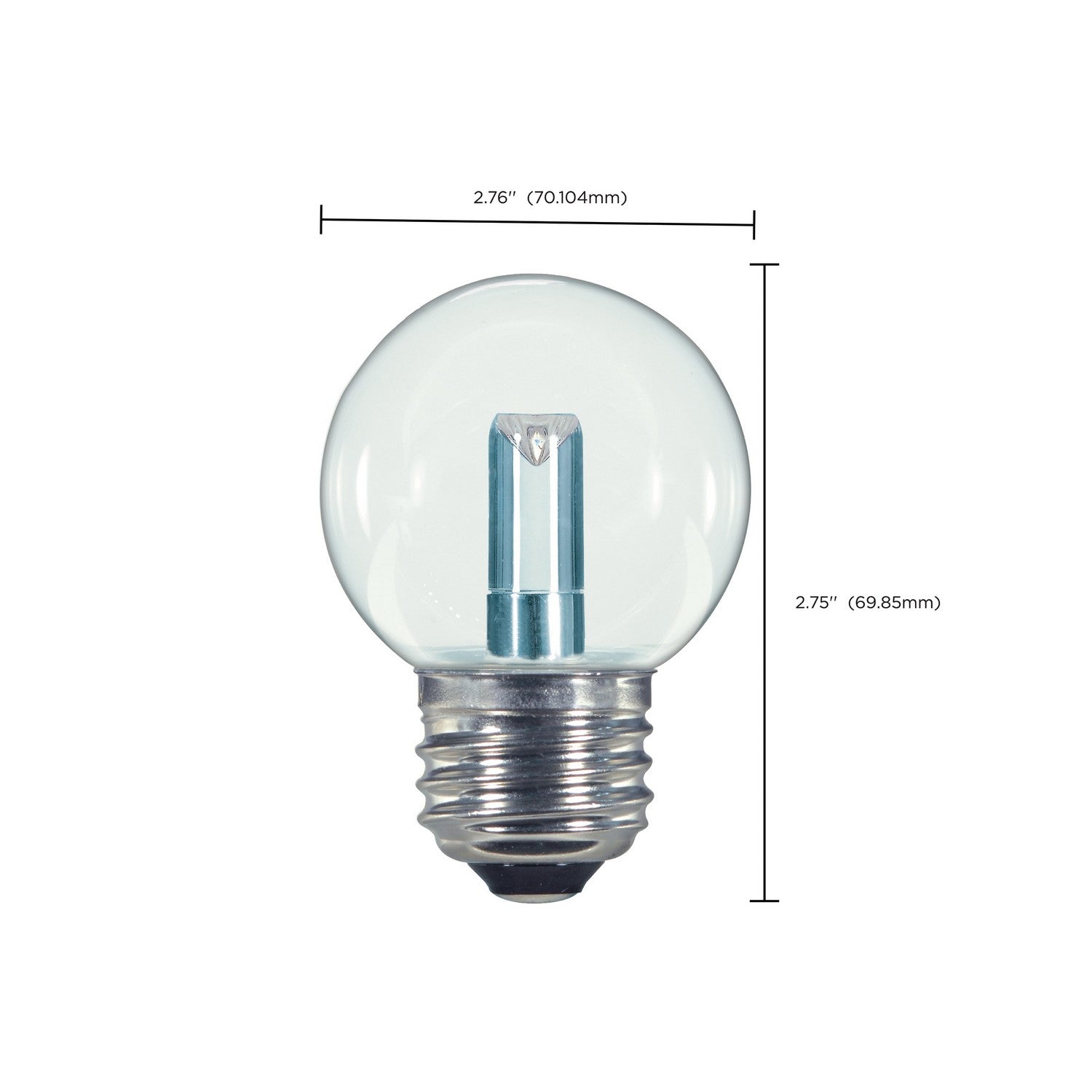 Satco - S9158 - Light Bulb - Clear