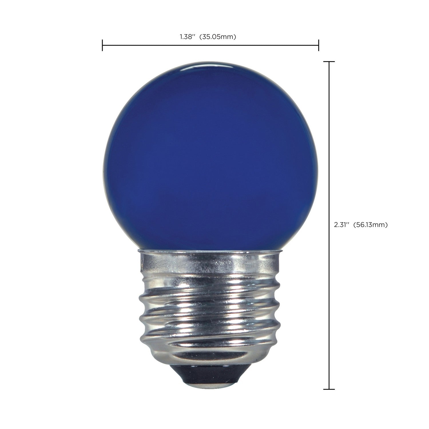 Satco - S9162 - Light Bulb - Ceramic Blue