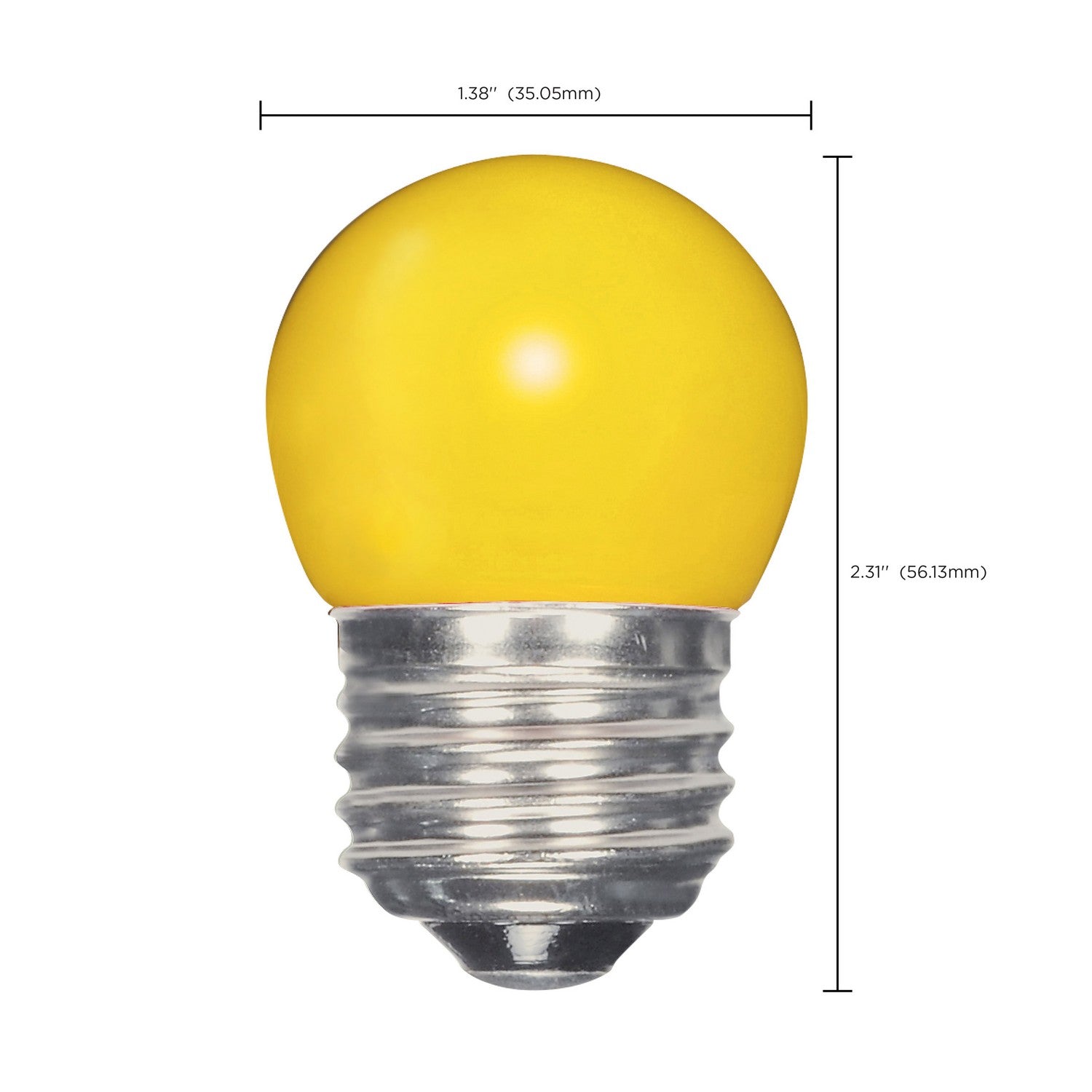 Satco - S9166 - Light Bulb - Ceramic Yellow