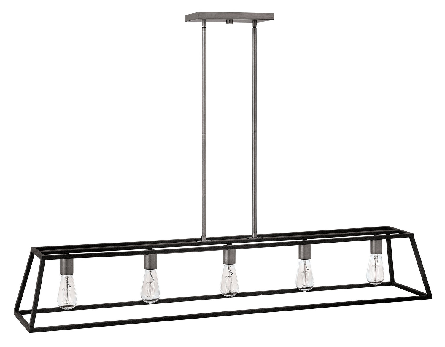 Hinkley - 3335DZ - LED Linear Chandelier - Fulton - Aged Zinc