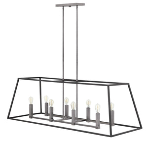 Hinkley - 3338DZ - LED Linear Chandelier - Fulton - Aged Zinc