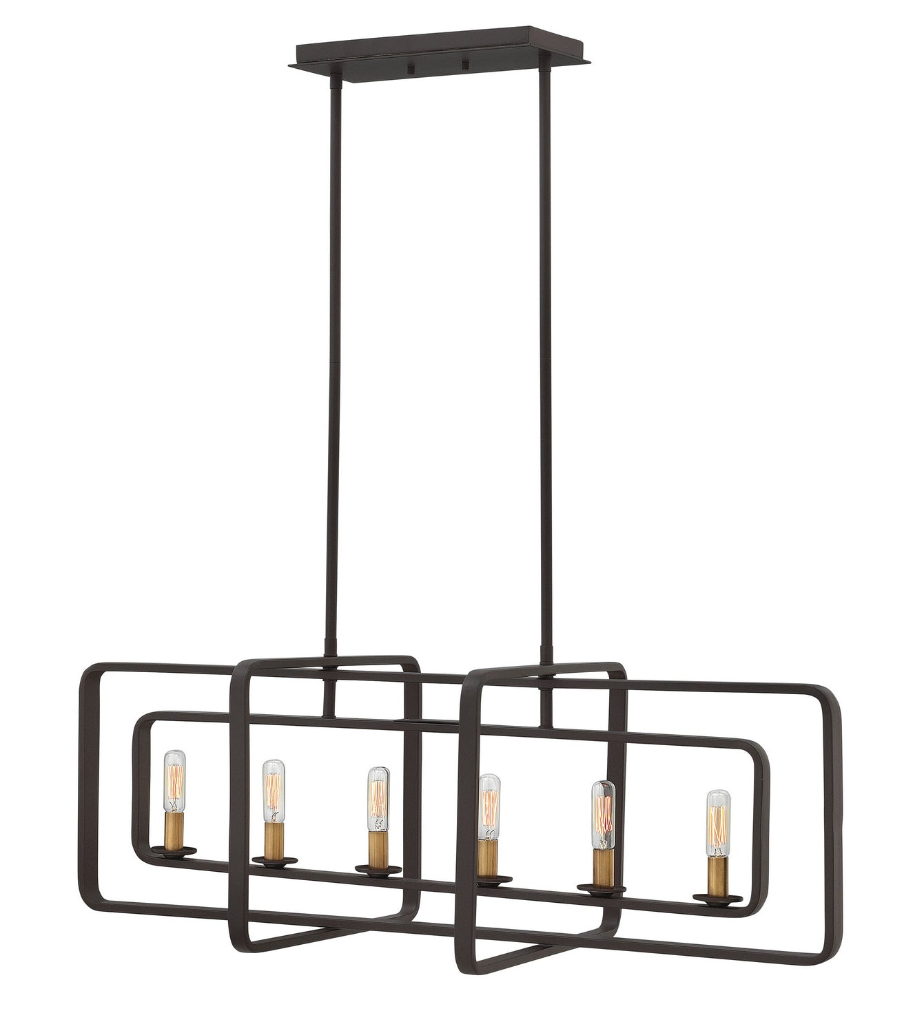 Hinkley - 4815KZ - LED Linear Chandelier - Quentin - Buckeye Bronze