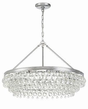 Crystorama - 275-CH - Six Light Chandelier - Calypso - Polished Chrome