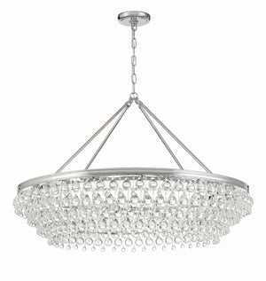 Crystorama - 278-CH - Eight Light Chandelier - Calypso - Polished Chrome