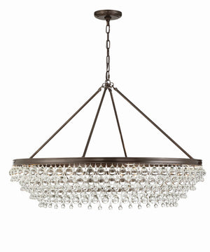 Crystorama - 278-VZ - Eight Light Chandelier - Calypso - Vibrant Bronze