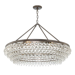 Crystorama - 278-VZ - Eight Light Chandelier - Calypso - Vibrant Bronze