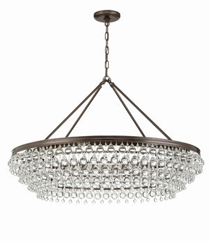 Crystorama - 278-VZ - Eight Light Chandelier - Calypso - Vibrant Bronze