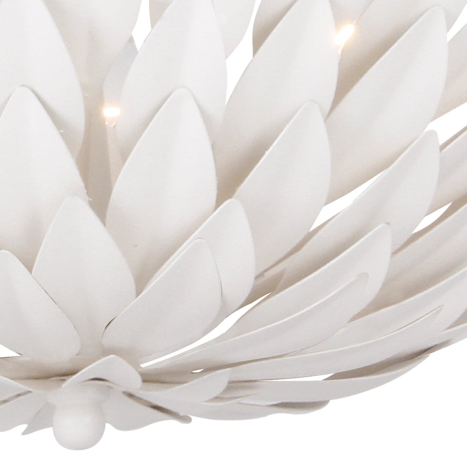 Crystorama - 505-MT - Four Light Semi Flush Mount - Broche - Matte White