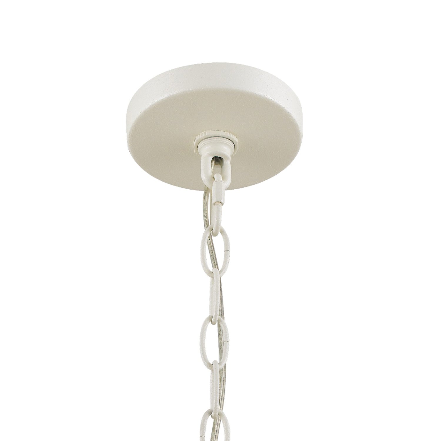 Crystorama - 585-MT-GA - Six Light Chandelier - Luna - Matte White / Antique Gold