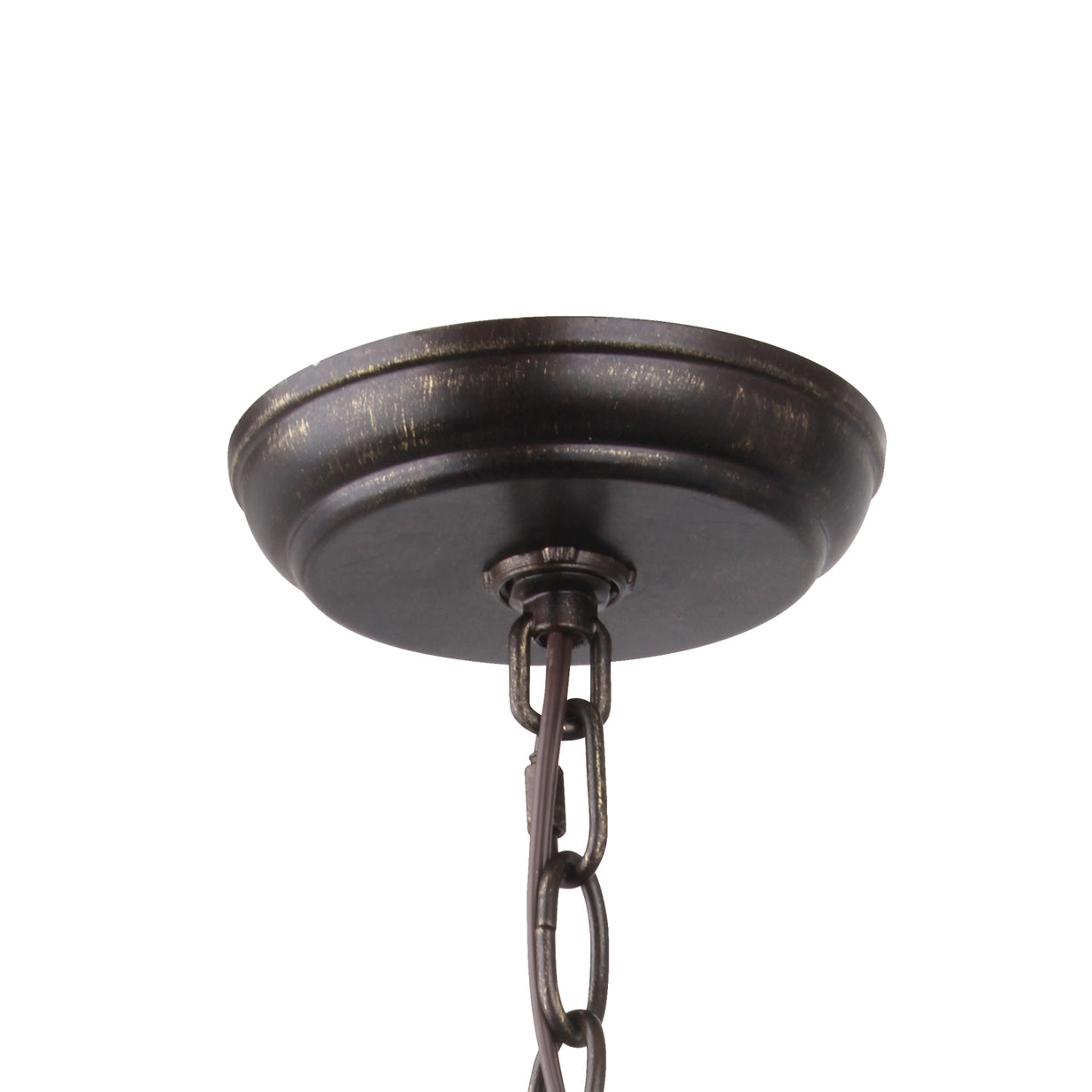 Crystorama - 588-EB-GA - Eight Light Chandelier - Luna - English Bronze + Antique Gold