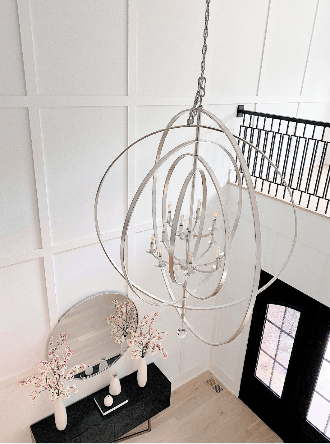 Crystorama - 590-SA - 12 Light Chandelier - Luna - Antique Silver