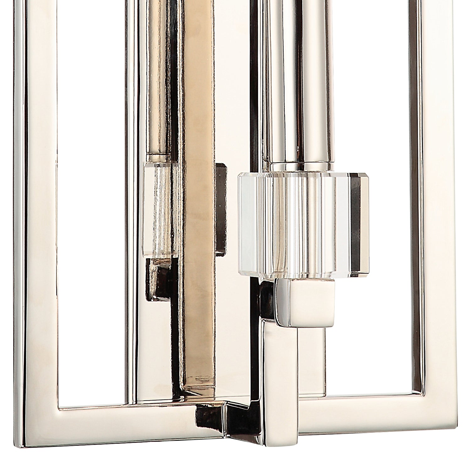 Crystorama - 8881-PN - One Light Wall Sconce - Dixon - Polished Nickel