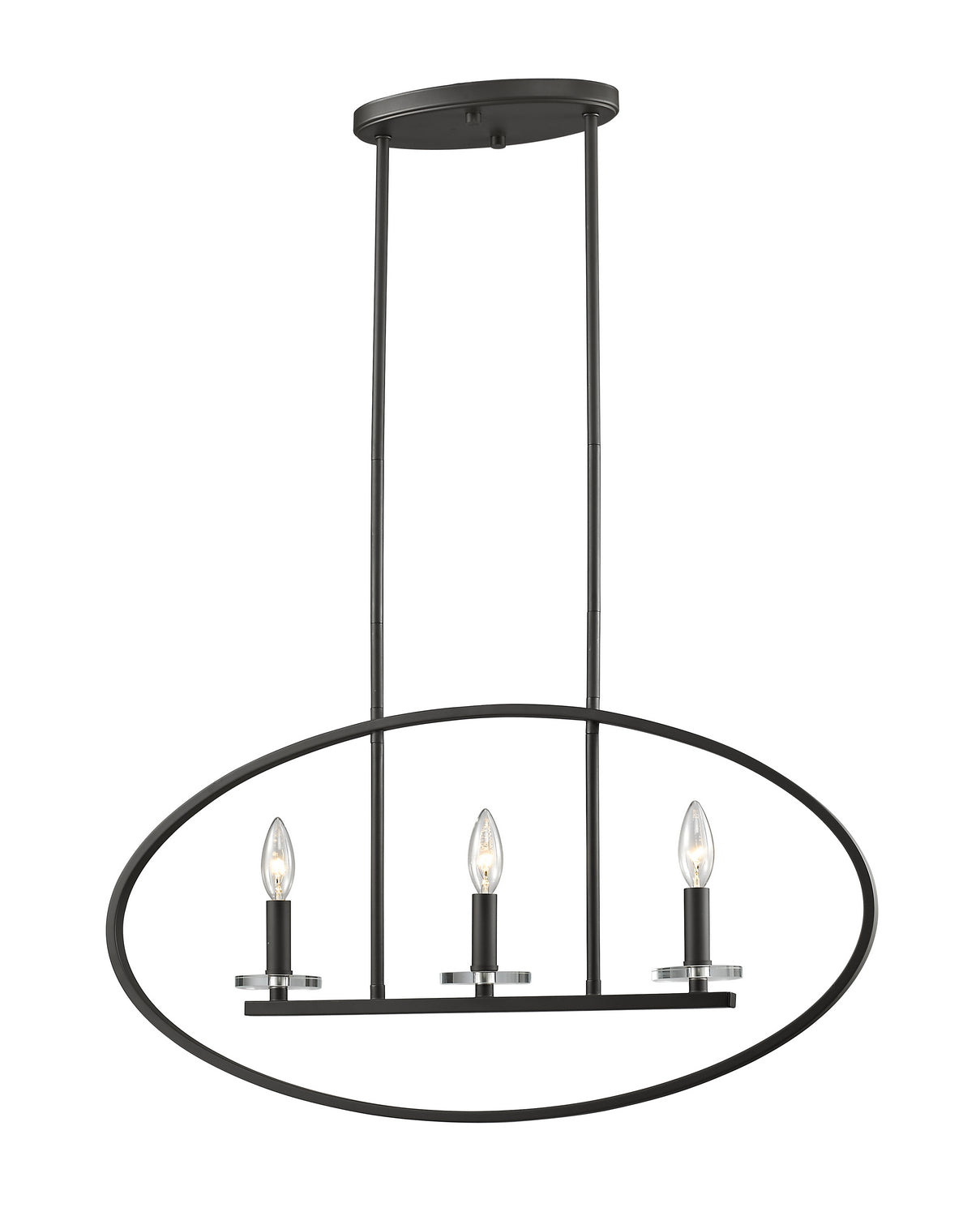 Z-Lite - 2010-3L-BRZ - Three Light Linear Chandelier - Verona - Bronze