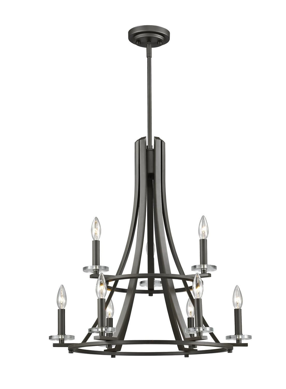 Z-Lite - 2010-9BRZ - Nine Light Chandelier - Verona - Bronze