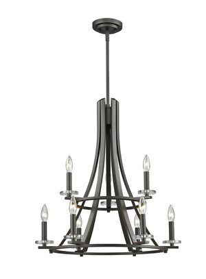 Z-Lite - 2010-9BRZ - Nine Light Chandelier - Verona - Bronze