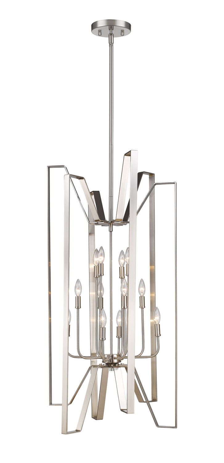 Z-Lite - 4000-12BN - 12 Light Pendant - Marsala - Brushed Nickel