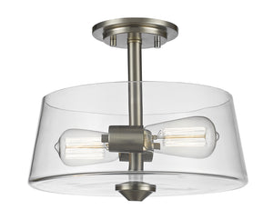 Z-Lite - 428SF2-BN - Two Light Semi Flush Mount - Annora - Brushed Nickel