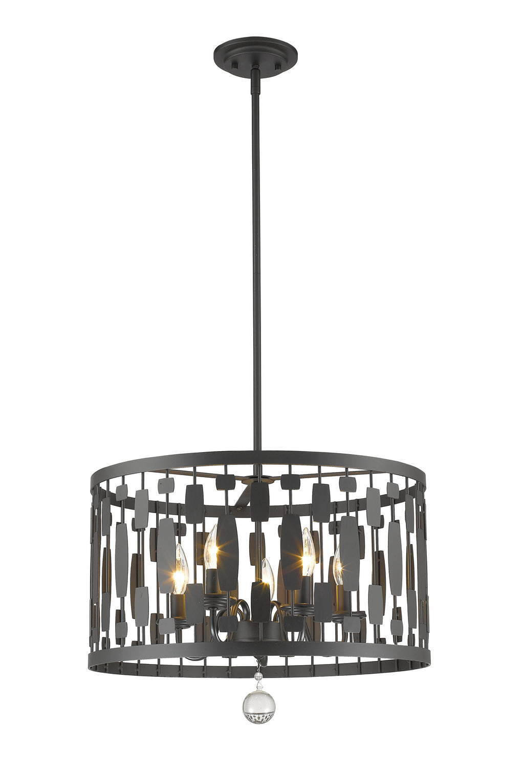 Z-Lite - 430D20-BRZ - Five Light Chandelier - Almet - Bronze