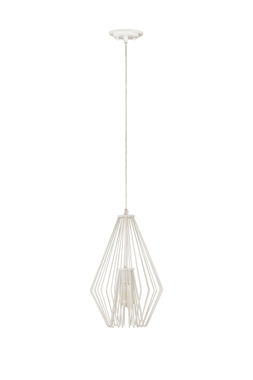 Z-Lite - 442MP12-WH - One Light Pendant - Quintus - Gloss White