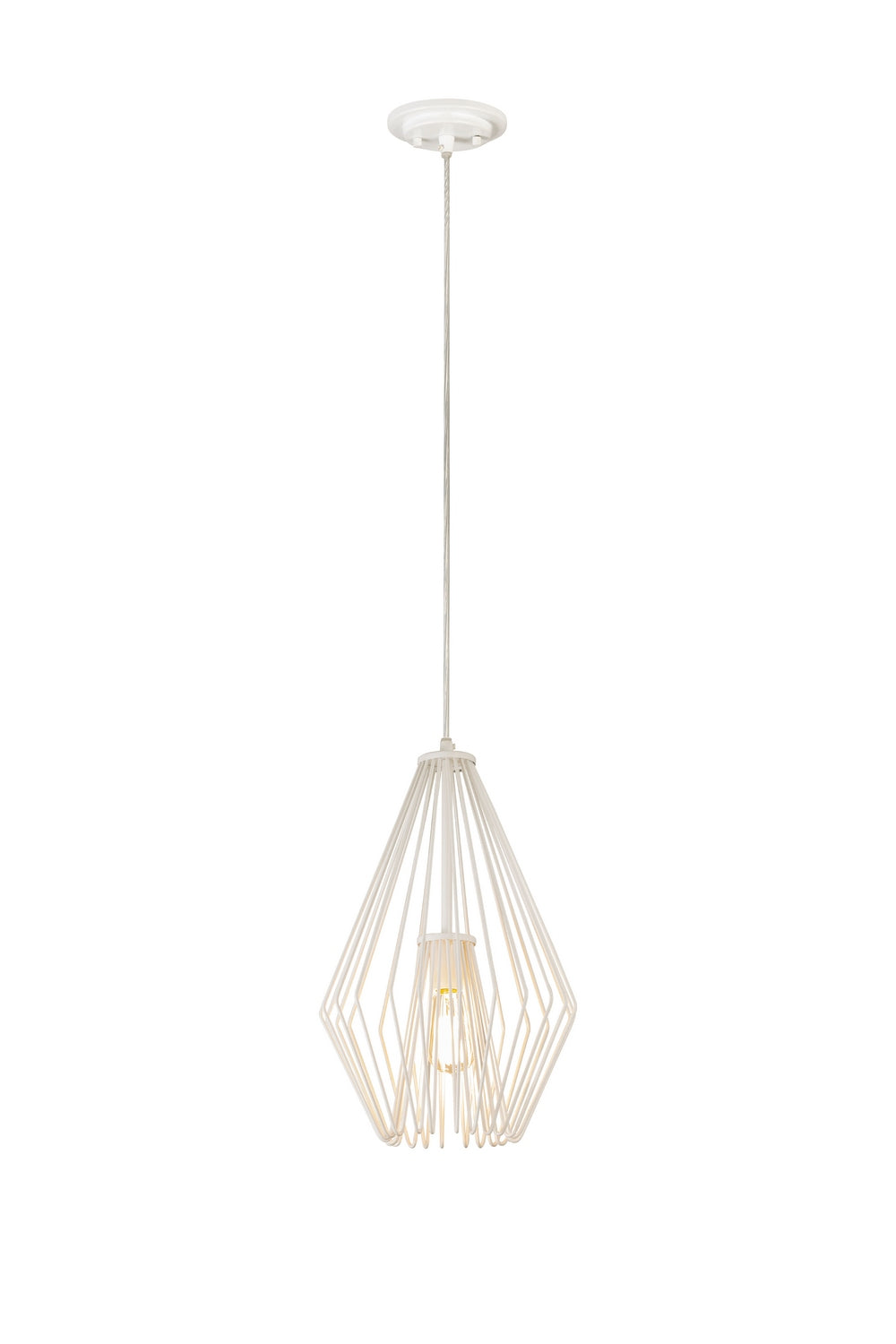 Z-Lite - 442MP12-WH - One Light Pendant - Quintus - Gloss White