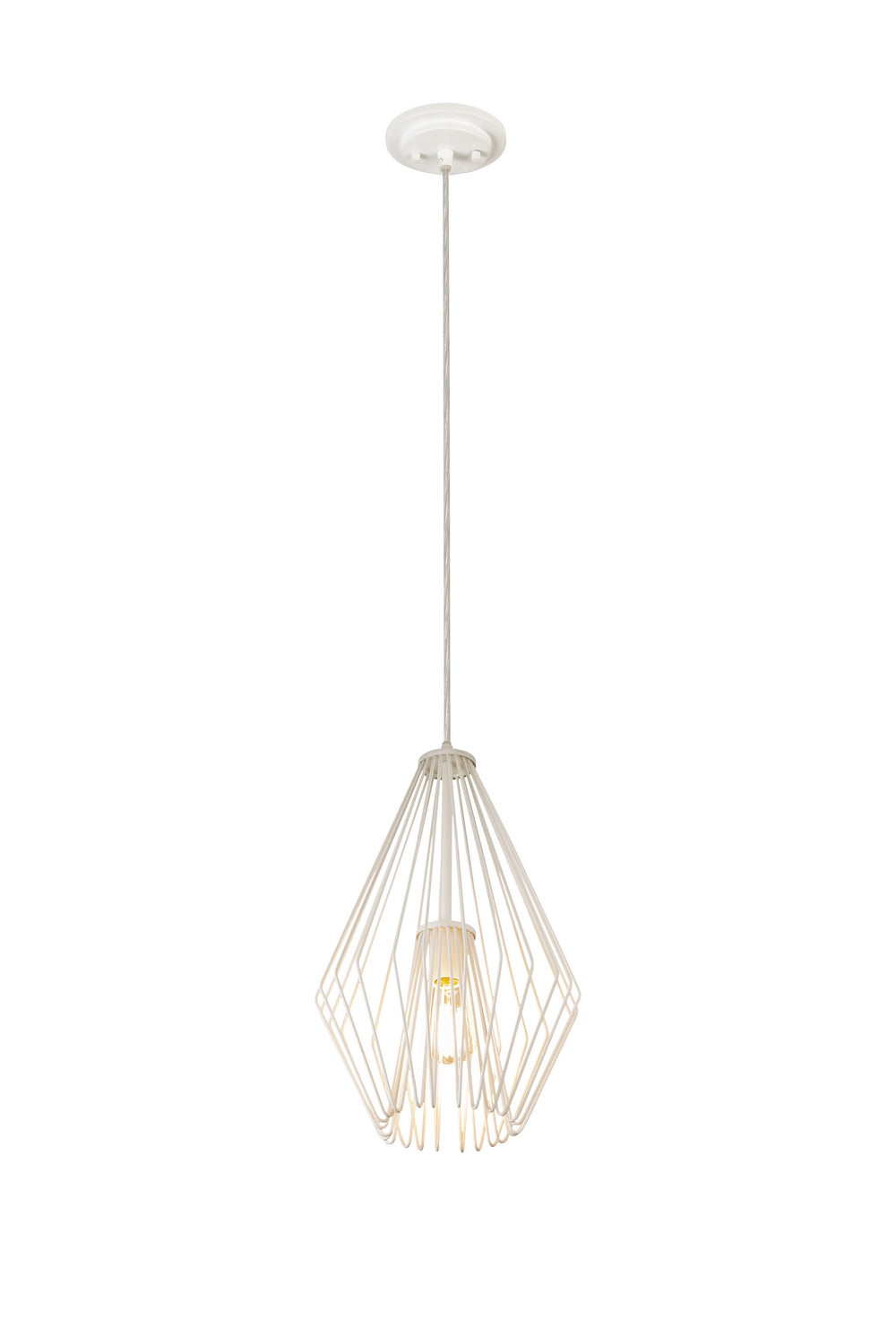 Z-Lite - 442MP12-WH - One Light Pendant - Quintus - Gloss White