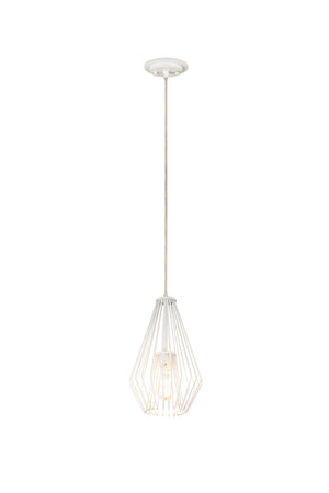Z-Lite - 442MP-WH - One Light Pendant - Quintus - Gloss White