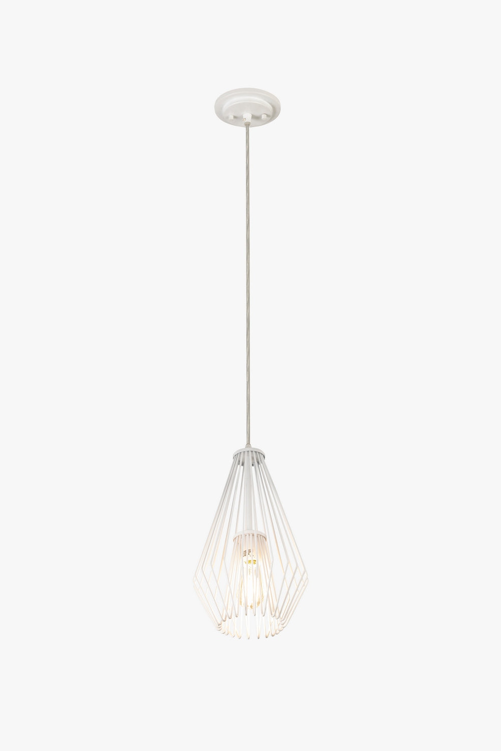 Z-Lite - 442MP-WH - One Light Pendant - Quintus - Gloss White