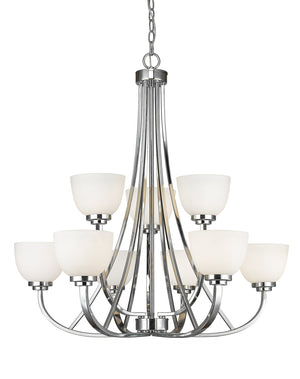 Z-Lite - 443-9-CH - Nine Light Chandelier - Ashton - Chrome