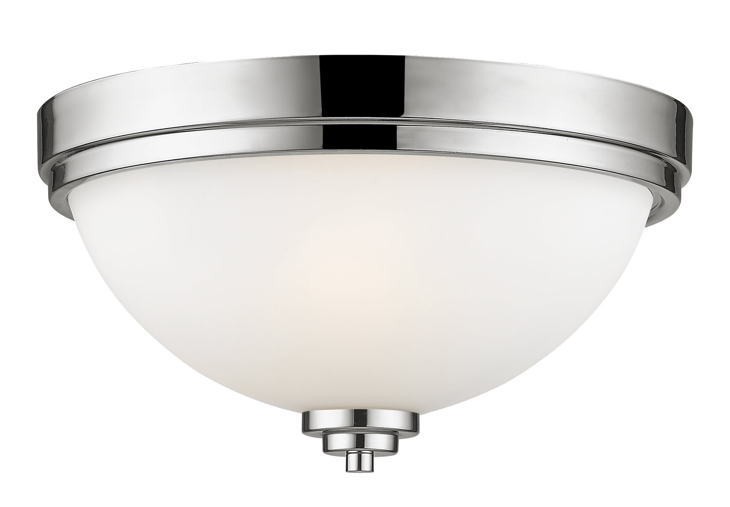 Z-Lite - 443F2-CH - Two Light Flush Mount - Ashton - Chrome