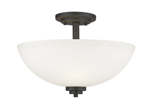 Z-Lite - 443SF-BRZ - Three Light Semi Flush Mount - Ashton - Bronze