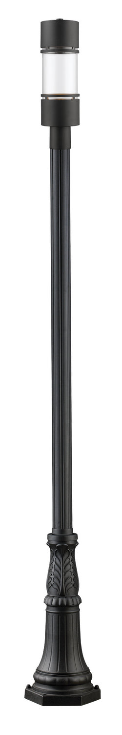 Z-Lite - 553PHB-518P-BK-LED - LED Outdoor Post Moun Fixture - Luminata - Black