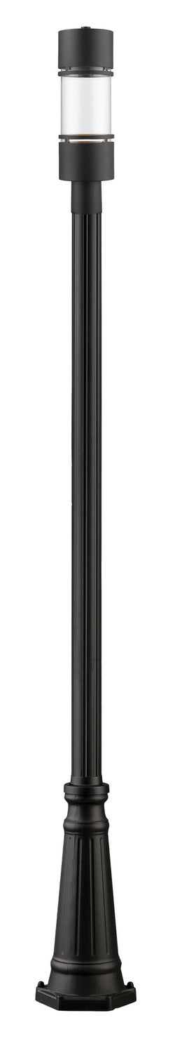 Z-Lite - 553PHB-519P-BK-LED - LED Outdoor Post Moun Fixture - Luminata - Black