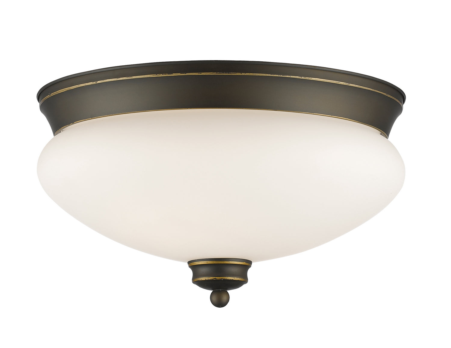 Z-Lite - 721F2-OB - Two Light Flush Mount - Amon - Olde Bronze