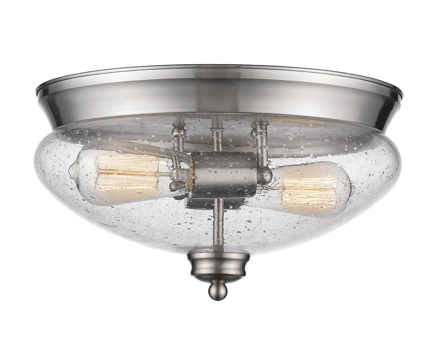 Z-Lite - 722F2-BN - Two Light Flush Mount - Amon - Brushed Nickel