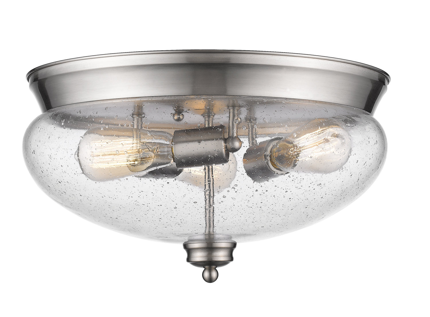 Z-Lite - 722F3-BN - Three Light Flush Mount - Amon - Brushed Nickel