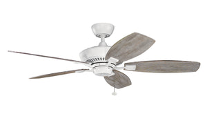 Kichler - 300117MWH - 52"Ceiling Fan - Canfield - Matte White