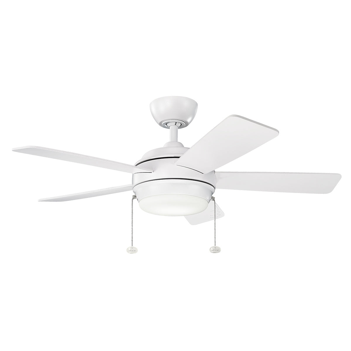 Kichler - 330171MWH - 42"Ceiling Fan - Starkk - Matte White