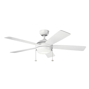 Kichler - 330174MWH - 52"Ceiling Fan - Starkk - Matte White